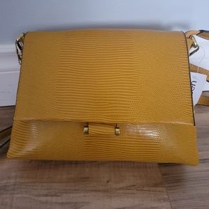 Olsen New Leather Mustard Purse
